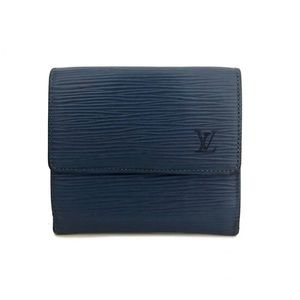 Vintage Louis Vuitton Epi Porte Feiulle Elise Leather Trifold Wallet